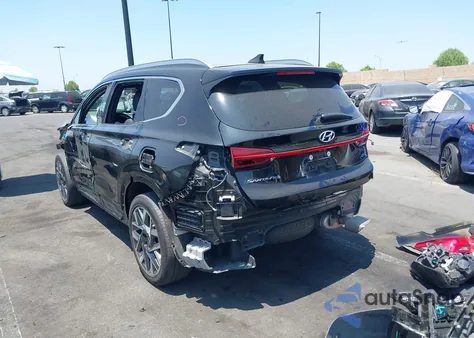 2022 Hyundai Santa Fe Calligraphy from USA, damaged, VIN 5NMS54AL2NH3H0251